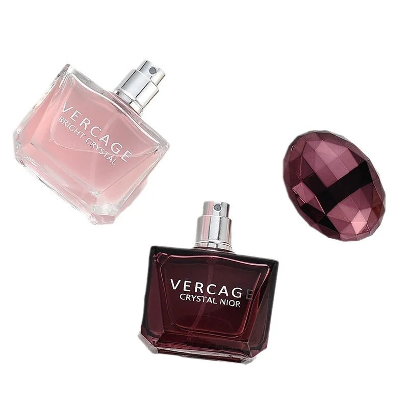 Parfum Femme Sweet Love — Spray Corps Longue Durée 50ml, Senteur Florale, Flacon Diamant Crystal