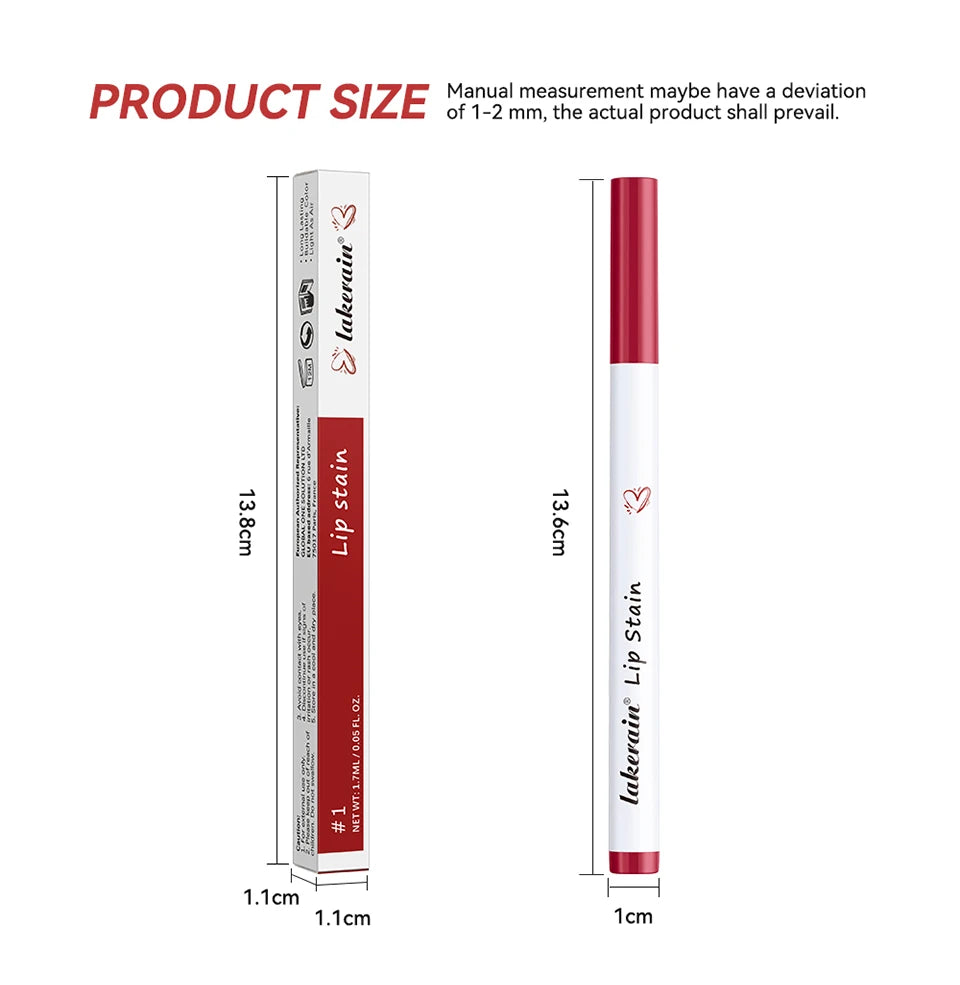 Crayon Contour Lèvres 2en1 Longue Tenue Anti-Bavure — Double Face Ultra Pigmenté