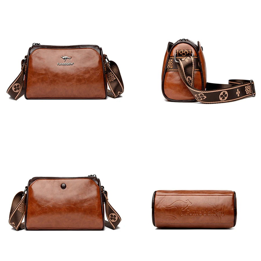Sac Bandoulière Femme Cuir PU Souple — Crossbody Haute Qualité, Style Élégant