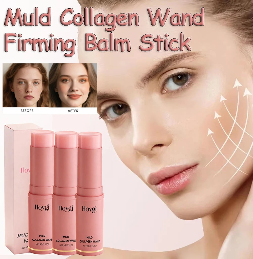 Stick Hydratant Rose Collagène Visage Multifonction — Soin Coréen Base Maquillage