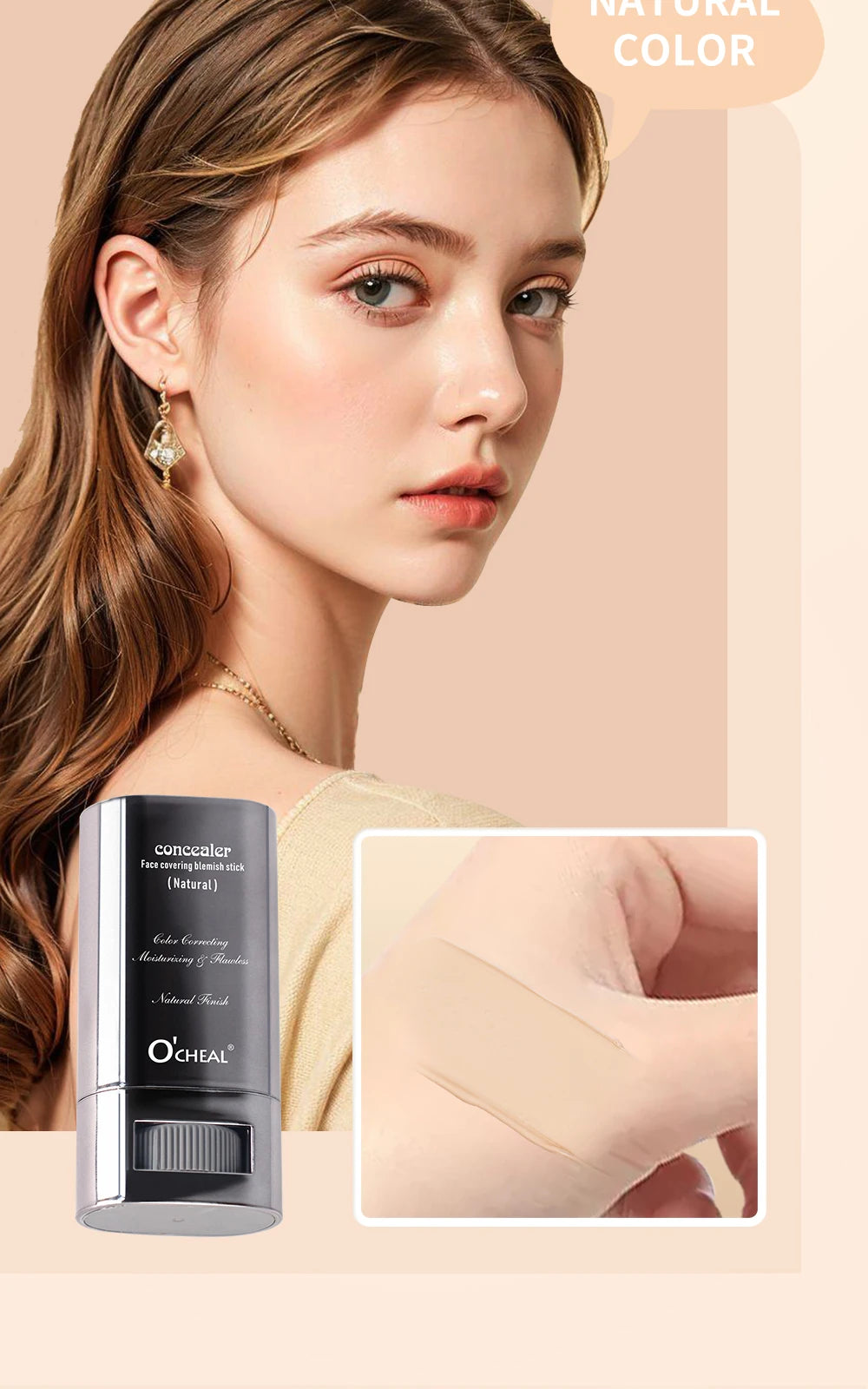 Stick Fond de Teint Contouring Magique Longue Tenue Léger — Correcteur Lumineux