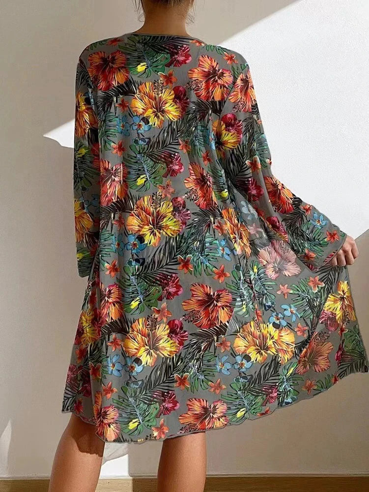 Bikini 3 Pièces Femme Rembourré 2024 — Cover-Up Manches Longues, Style Brésilien