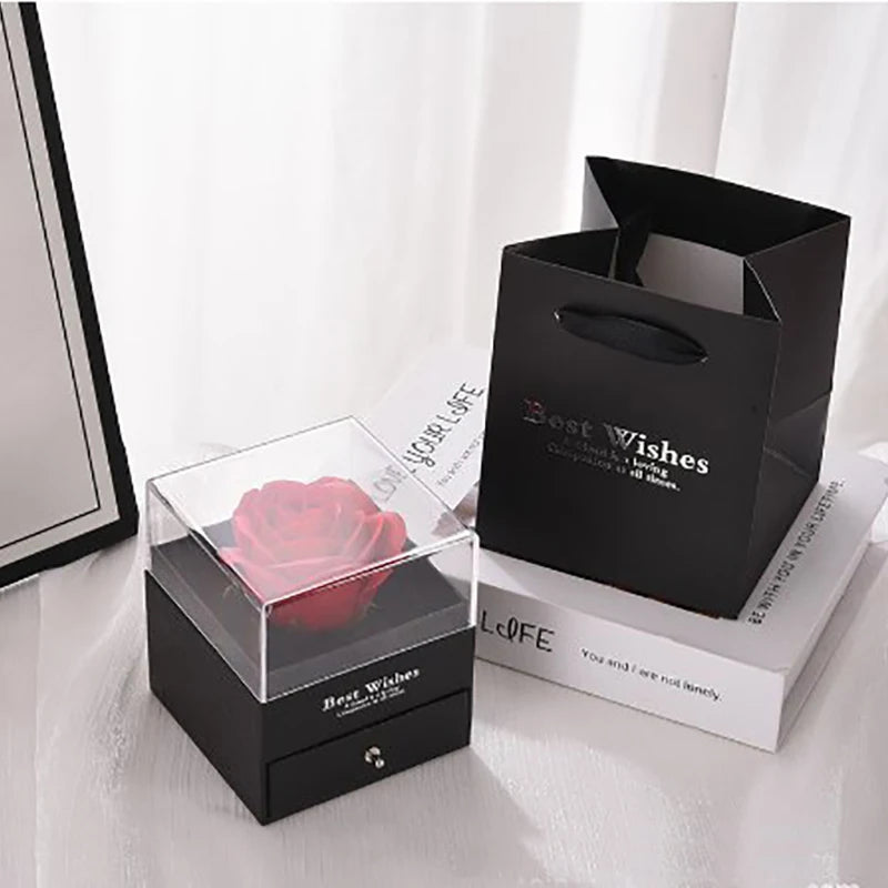 Coffret Cadeau Saint-Valentin 2025 — Collier Cœur Scintillant & Boîte Rose Luxueuse