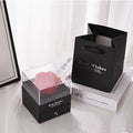 Coffret Cadeau Saint-Valentin 2025 — Collier Cœur Scintillant & Boîte Rose Luxueuse