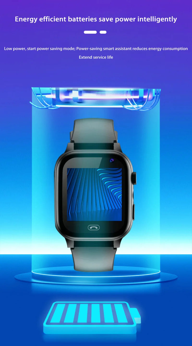 Montre Connectée Enfant Lenovo — GPS, Caméra, SOS, Appels, Smartwatch Garçon Fille