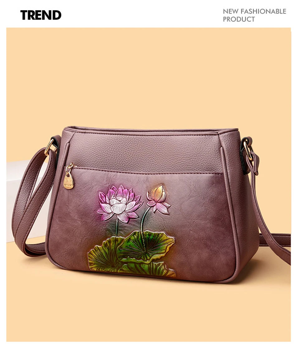 Sac À Main Femme Luxe Cuir Souple — Bandoulière Épaule, Messenger Bag 2025