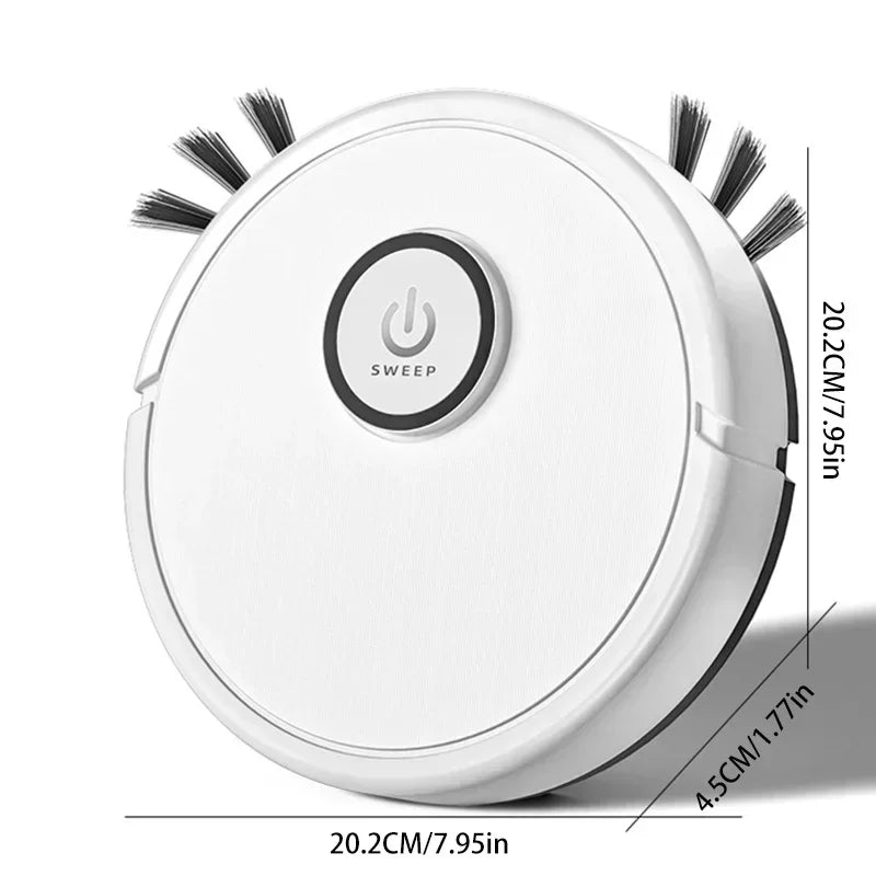 Aspirateur Robot 3-en-1 Intelligent — Aspiration 6000Pa, Lavage, Navigation Laser, Poils d'Animaux