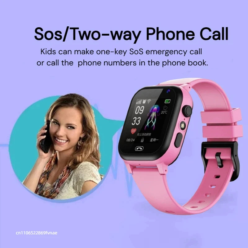 Montre Connectée Enfant Lenovo — GPS, Caméra, SOS, Appels, Smartwatch Garçon Fille