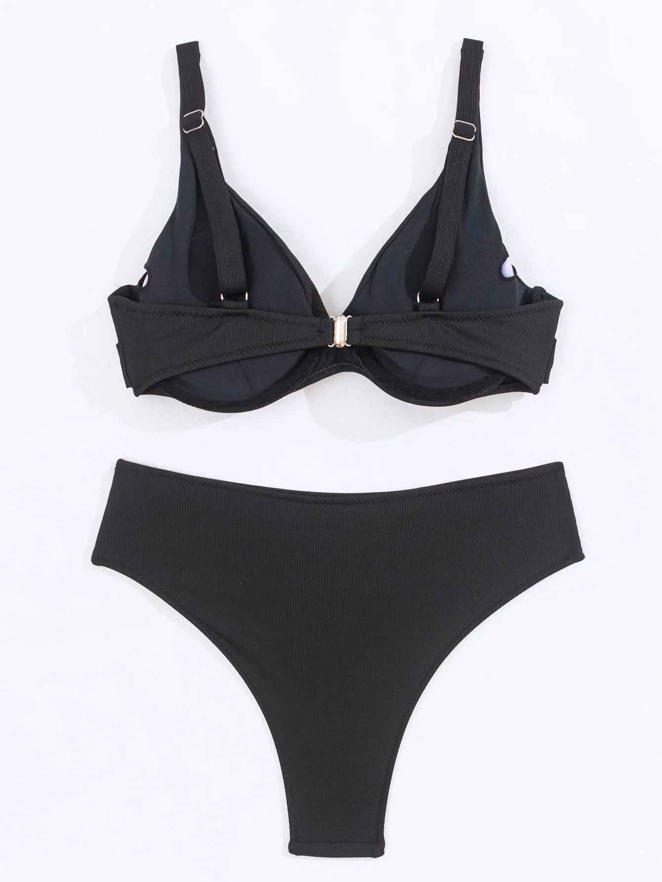 Bikini 2 Pièces Femme Uni 2025 — Maillot de Bain Sexy, Plage & Vacances