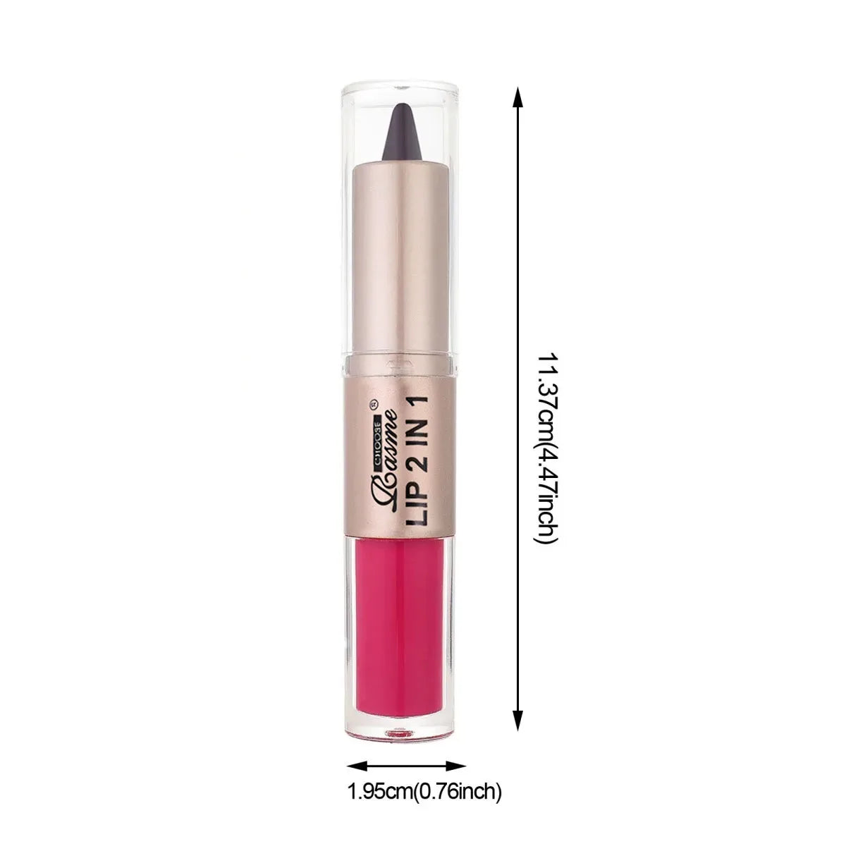 Crayon Contour Lèvres 2en1 Dégradé — Lip Liner Waterproof Mat & Gloss Miroir