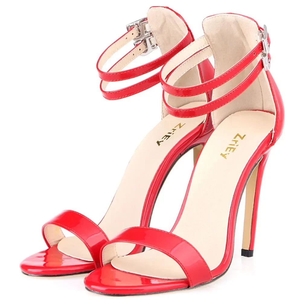 Sandales Femme Talon Fin Boucle — Style Féerique, Élégant, Mariage & Prom