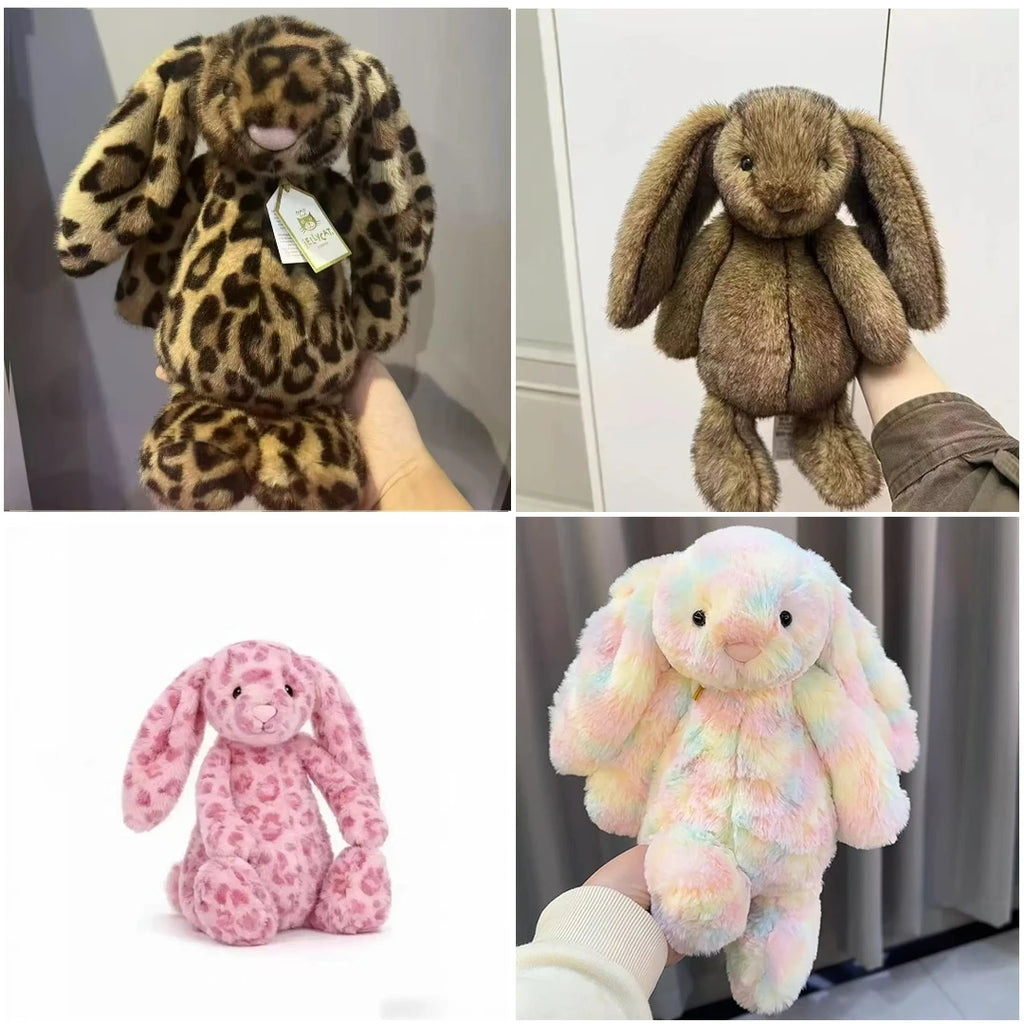 Peluche Lapin Bonnie — Collection Printemps Limitée, Ours Barcelona, Fleur Narcisse, Série Zhizhen