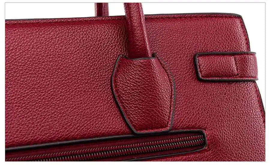 Sac à Main Femme Cuir PU — Satchel Élégant Grande Marque, Bandoulière Épaule