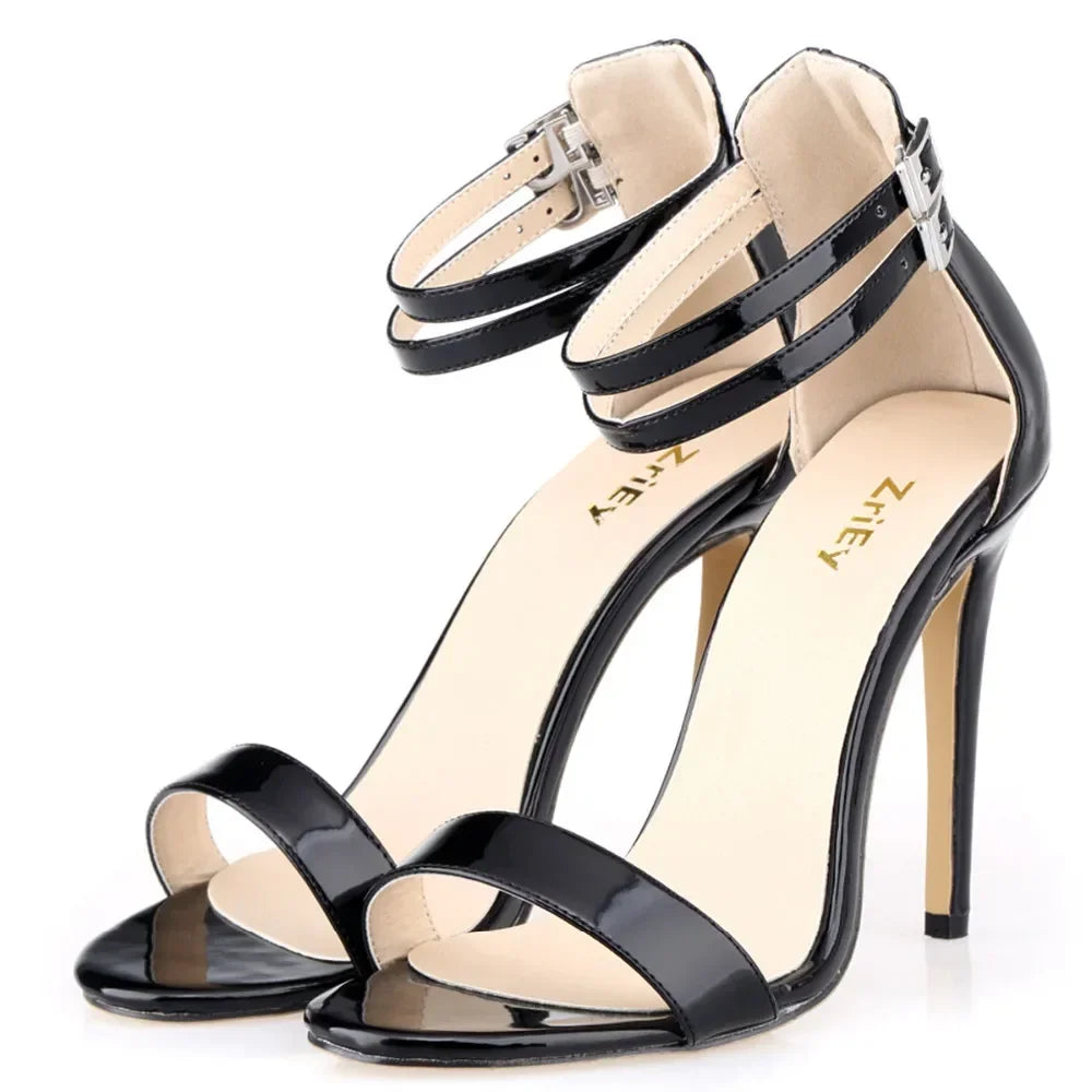 Sandales Femme Talon Fin Boucle — Style Féerique, Élégant, Mariage & Prom
