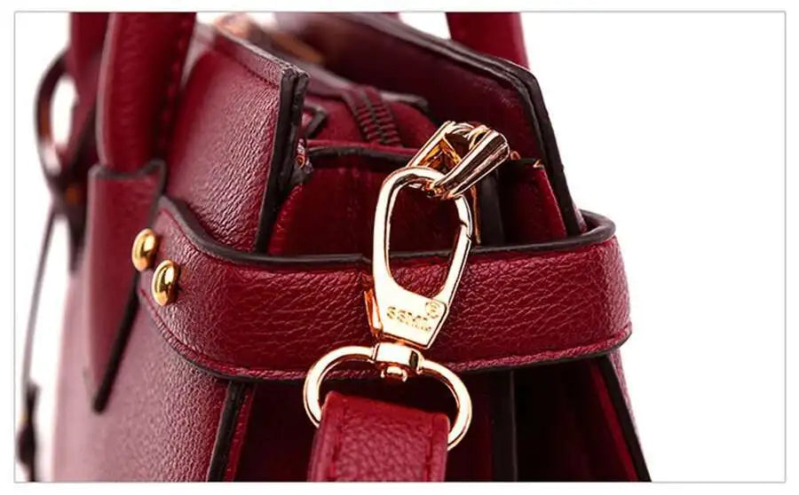 Sac à Main Femme Cuir PU — Satchel Élégant Grande Marque, Bandoulière Épaule