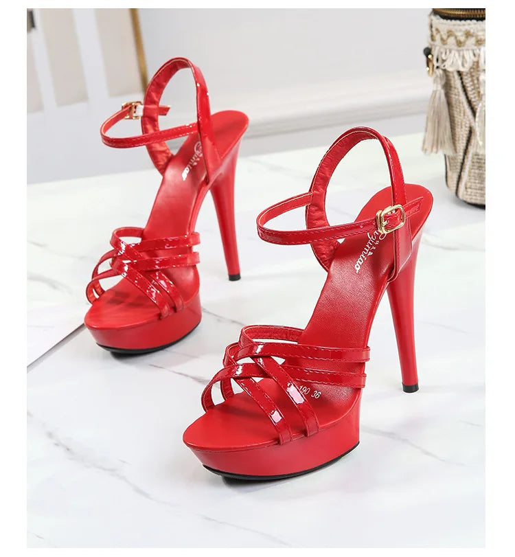 Escarpins Femme Talon Haut 13cm Sexy — Talon Fin, Soirée, Pole Dance, Tendance 2024
