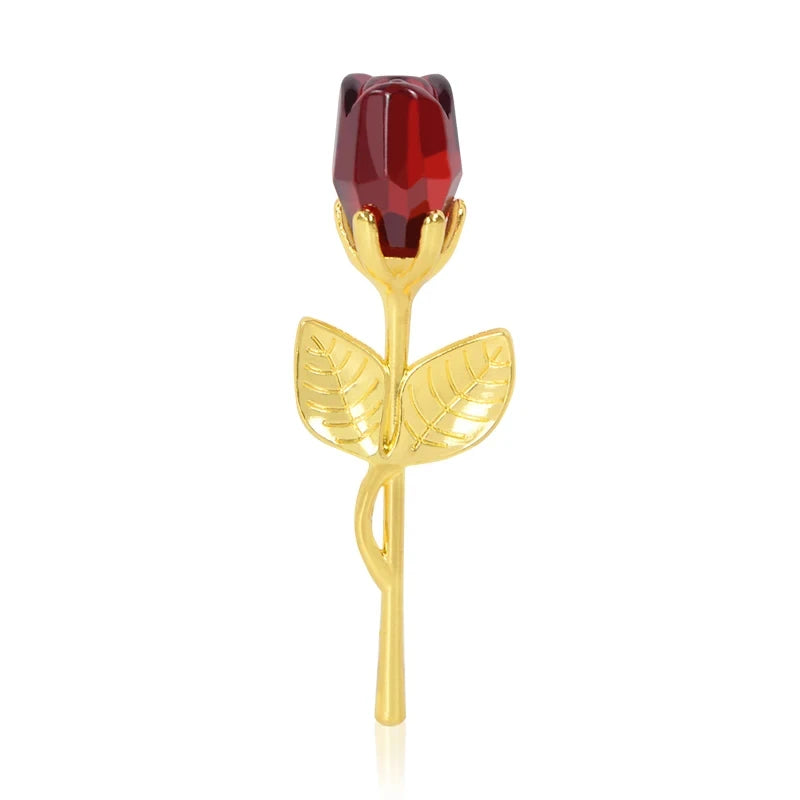 Rose Cristal Artificielle Éternelle – Cadeau Fête des Mères & Anniversaire