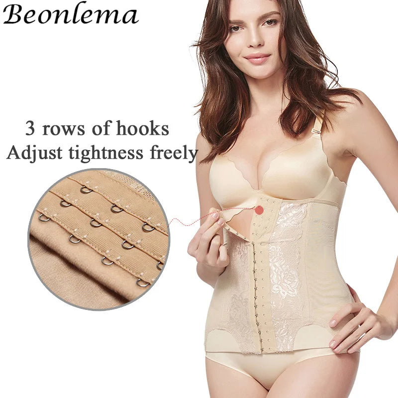 Corset Gainant Brodé en Mesh pour Femme – Gaine Colombienne Ventre Plat