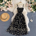 Robe Femme Été 2026 — Mesh Fleurie Style Coréen Plage & Soirée