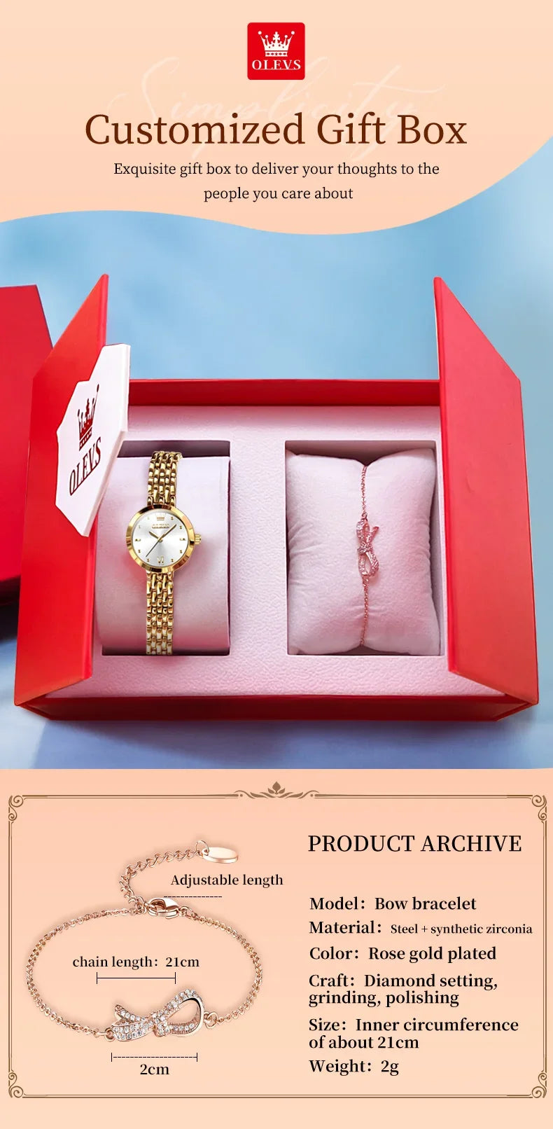 Montre Femme OLEVS 9992 Luxe Or Quartz — Étanche, Élégante, Relojes Para Mujer