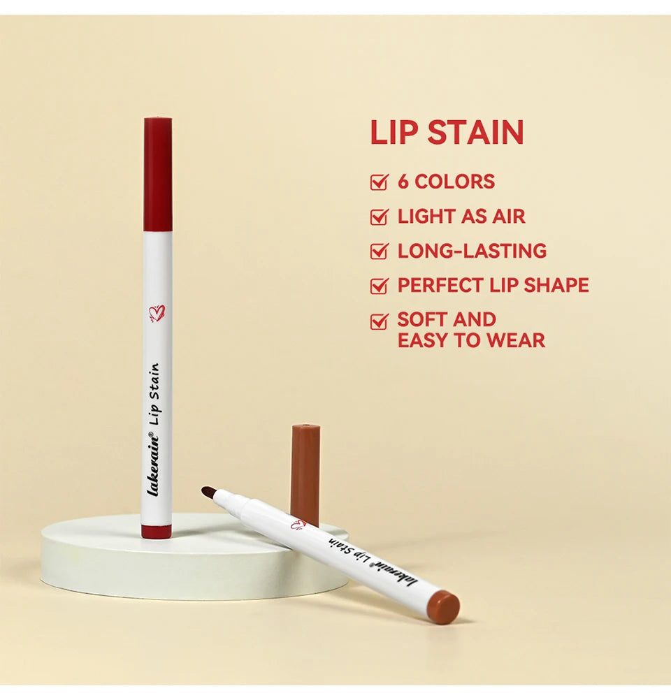 Crayon Contour Lèvres 2en1 Longue Tenue Anti-Bavure — Double Face Ultra Pigmenté