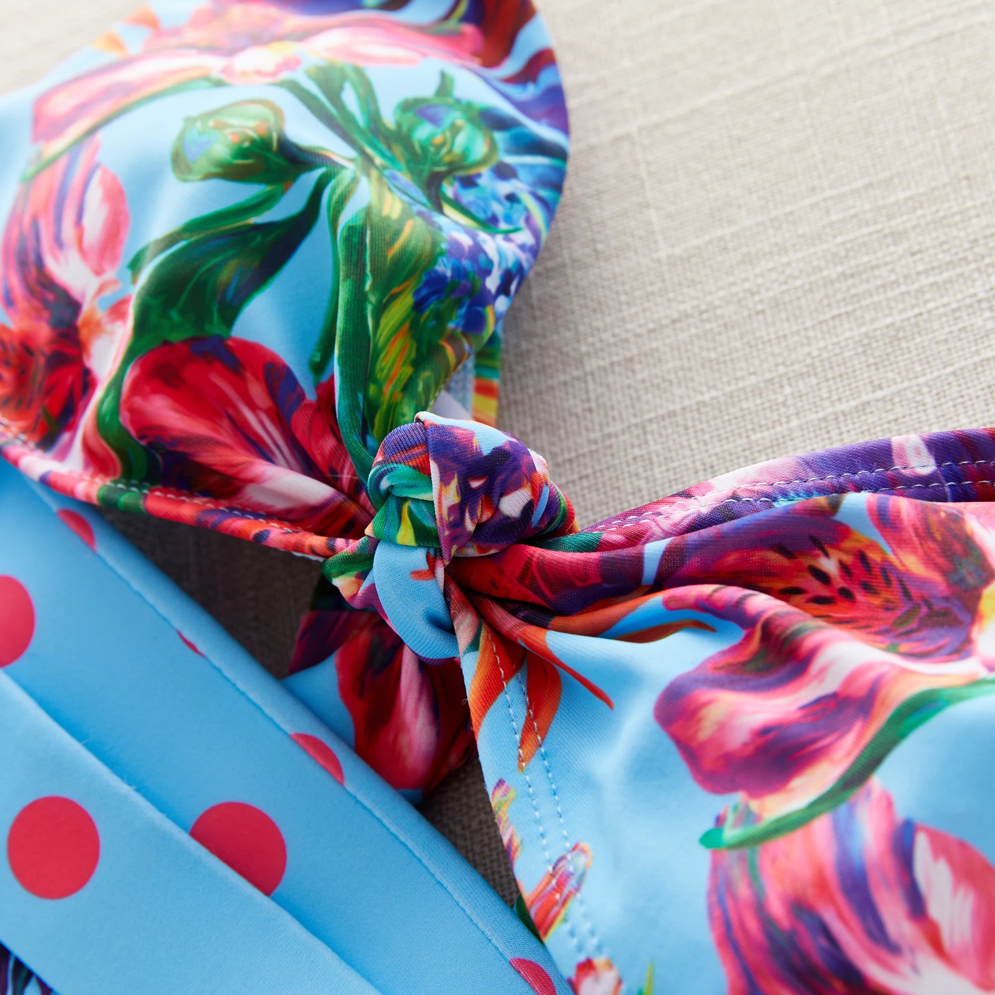 Bikini Taille Haute Bandage Floral 2026 — Volanté, Push Up, Bretelles Brésilien