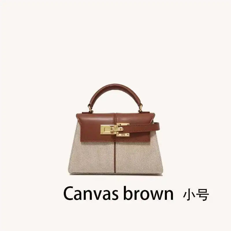 Sac Trapézoïdal Femme Cuir PU 2025 — Sac À Main Top-Handle Élégant