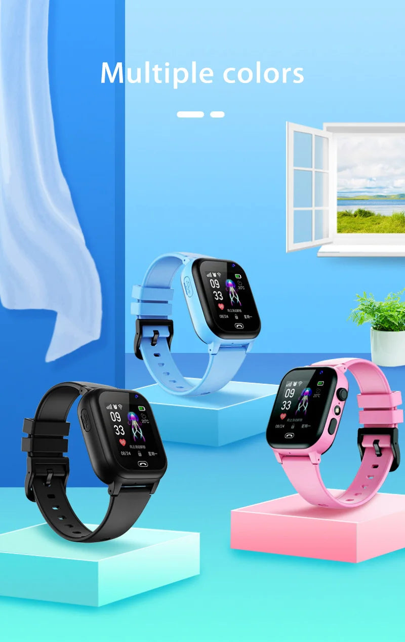 Montre Connectée Enfant Lenovo — GPS, Caméra, SOS, Appels, Smartwatch Garçon Fille