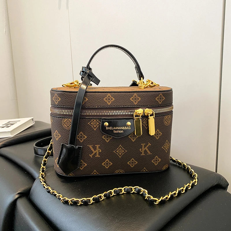 Sac Épaule Femme Cuir PU Imprimé — Bandoulière Fashion Tendance 2025