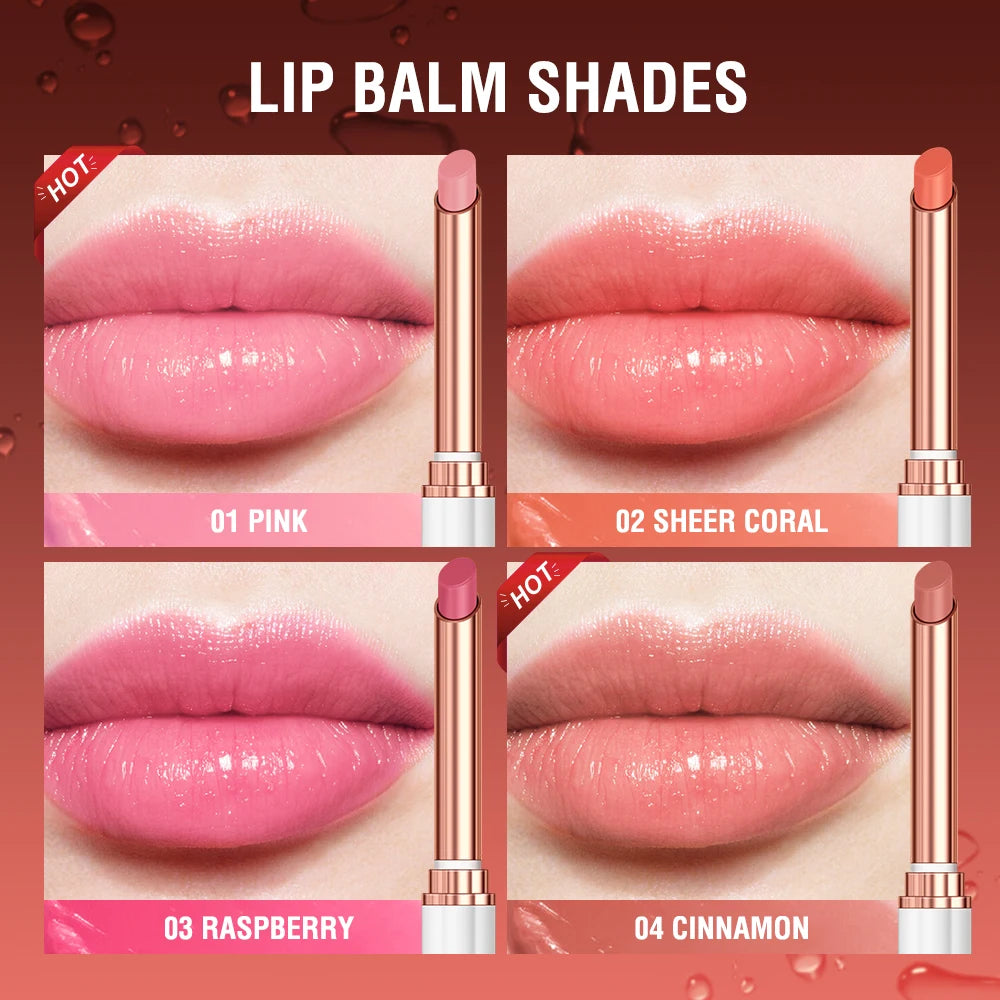 Baume à Lèvres Changeant de Couleur O.TWO.O — Huile Hydratante, Lip Gloss, Longue Tenue
