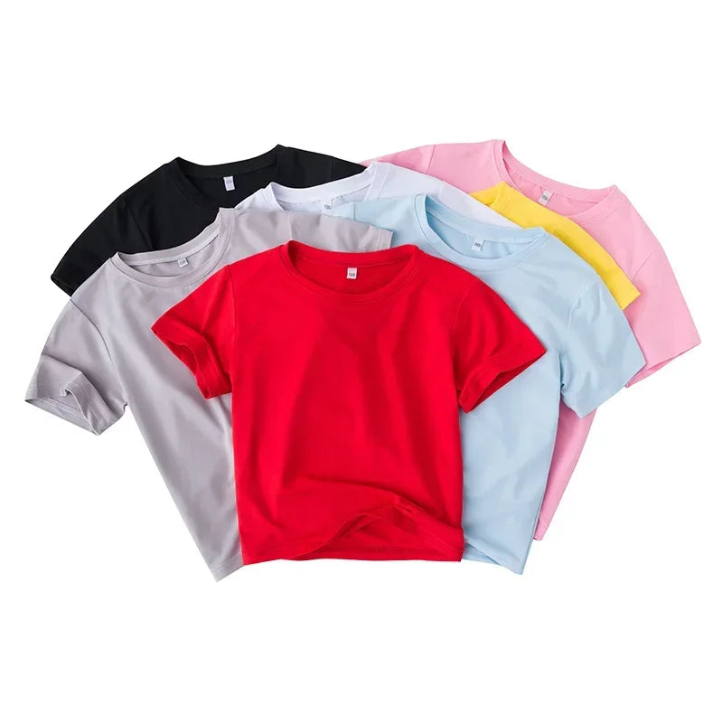 Ensemble 2 pièces enfant mixte – T-shirt imprimé mignon & short sport décontracté, 3-13 ans