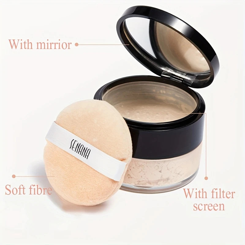 Poudre Fixante Hydratante Fini Naturel Contrôle Brillance — Full Coverage Tous Types de Peau