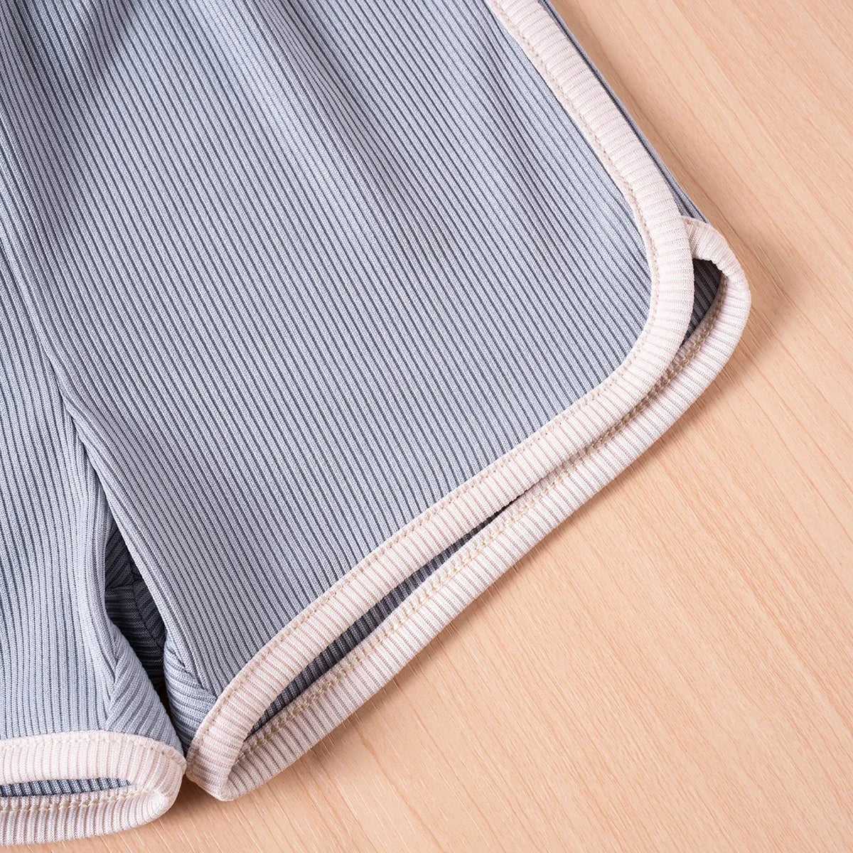 Ensemble 2 pièces bébé mixte – T-shirt uni manches courtes & short coton, 6 mois-5 ans