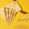 Set Pinceaux Maquillage 13/15 Pièces — Fond de Teint, Fard à Paupières, Blush