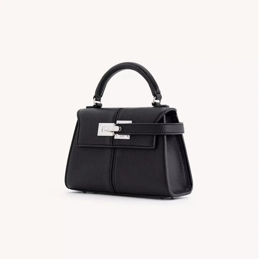Sac Trapézoïdal Femme Cuir PU 2025 — Sac À Main Top-Handle Élégant
